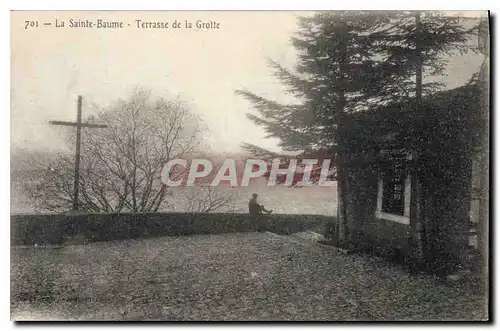 Ansichtskarte AK La Sainte Baume Terrasse de la Grotte