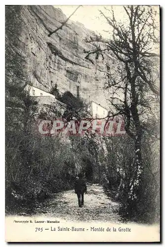 Cartes postales La Sainte Baume Montee de la Grotte