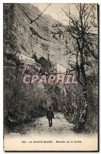 Cartes postales La Sainte Baume Montee de la Grotte