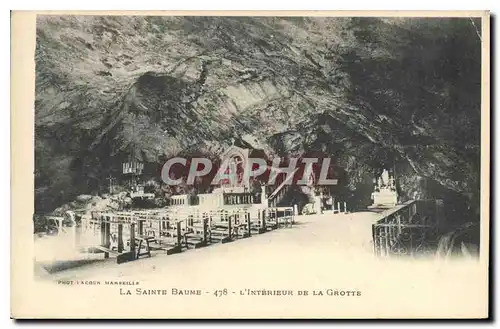 Ansichtskarte AK La Sainte Baume L'interieur de la Grotte