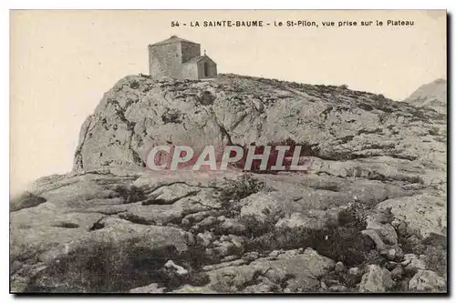 Ansichtskarte AK La Sainte Baume Le St Pilon vue prise sur le plateau