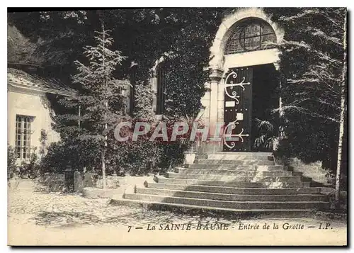 Ansichtskarte AK La Sainte Baume Entree de la Grotte