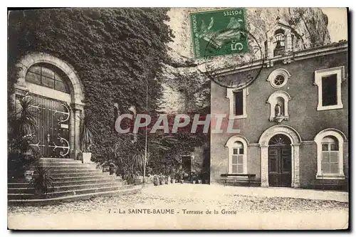 Cartes postales La Sainte Baume Terrasse de la Grotte