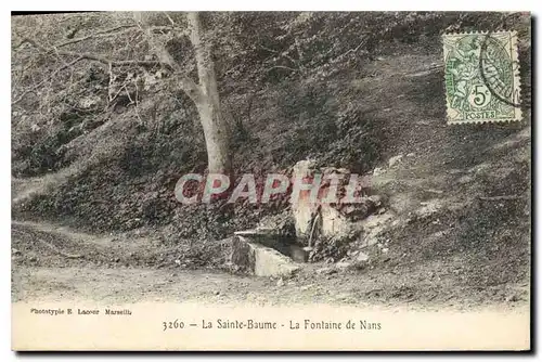 Ansichtskarte AK La Sainte Baume La Fontaine de Nans