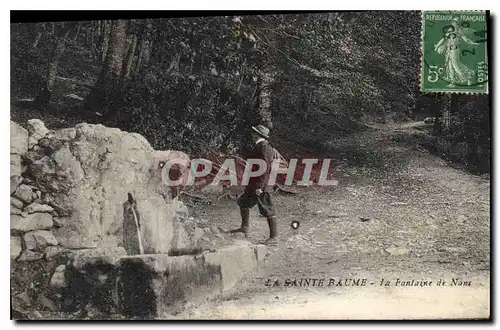 Cartes postales La Sainte Baume La Fontaine de Nans