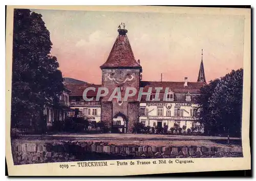 Cartes postales Turckheim Porte de France et Nid de Cigognes