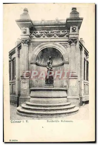 Cartes postales Colmar Bartholdis Rebmann