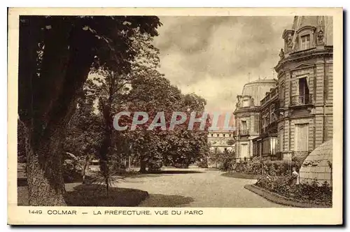 Cartes postales Colmar La Prefecture vue du parc