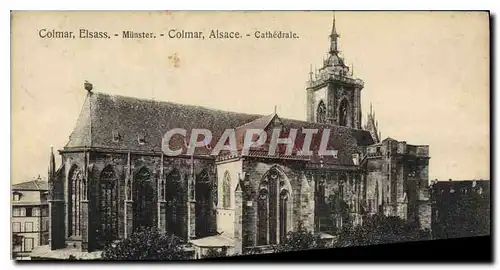 Cartes postales Colmar Cathedrale