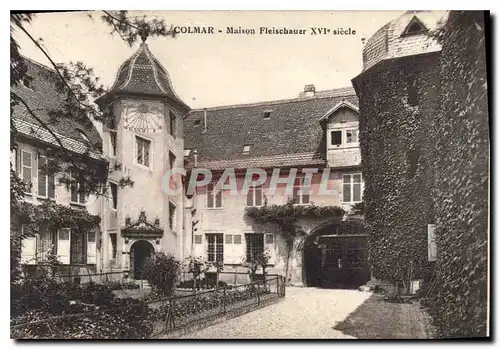 Ansichtskarte AK Colmar Maison Fleischauer XVI siecle