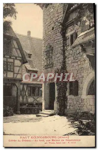 Cartes postales Haut Koenigsbourg Entree du Chateau