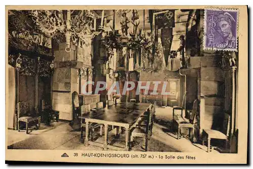 Cartes postales Haut Koenigsbourg La Salle des Fetes