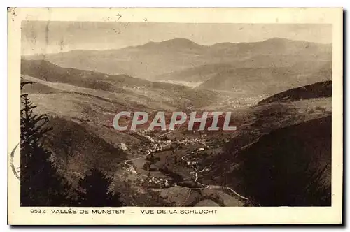 Cartes postales Vallee de Munster Vue de La Schlucht