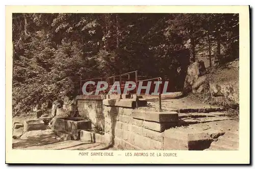 Cartes postales Mont Saint Odile Les Abords de la Source