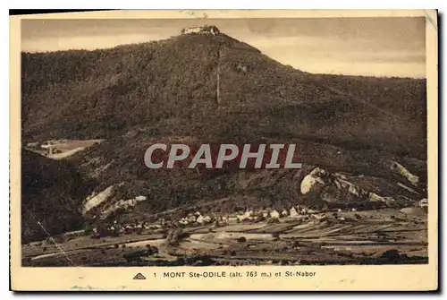 Cartes postales Mont Ste Odile et St Nabor