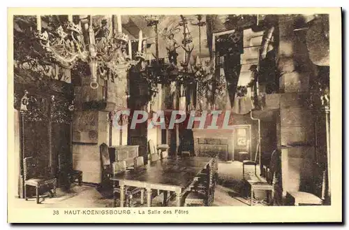 Cartes postales Haut Koenigsbourg La Salle des Fetes