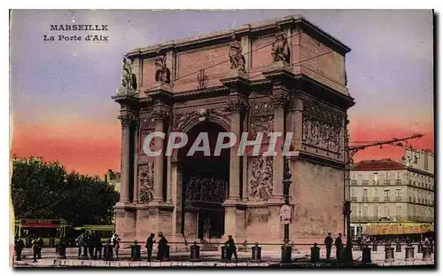 Cartes postales Marseille La Porte d'Aix