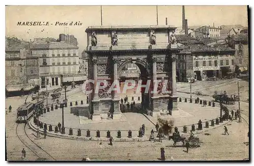 Cartes postales Marseille Porte d'Aix