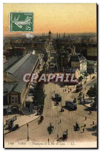 Cartes postales Paris Panorama de la Rue de Lyon