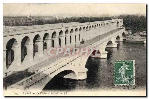 Cartes postales Le Viaduc d'Auteuil  Paris