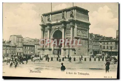 Ansichtskarte AK Marseille L'Arc de Triomphe