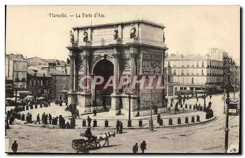 Cartes postales Marseille La Porte d'Aix