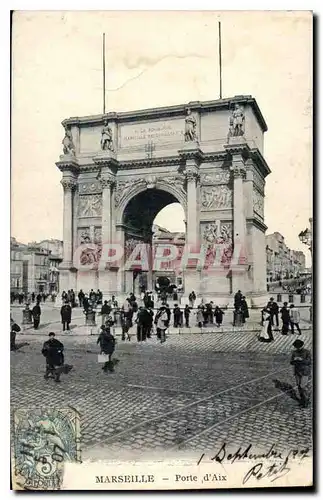 Cartes postales Marseille Porte d'Aix