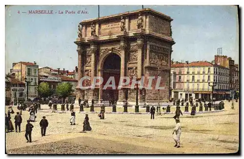 Cartes postales Marseille La Porte d'Aix