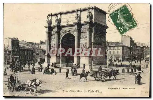 Cartes postales Marseille La Porte d'Aix