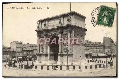 Cartes postales Marseille La Porte d'Aix Z Z