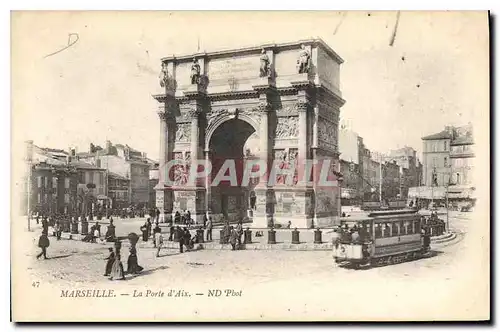 Cartes postales Marseille La Porte d'Aix N D