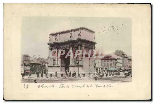 Ansichtskarte AK Marseille Arc de Triomphe de La Porte d'Aix