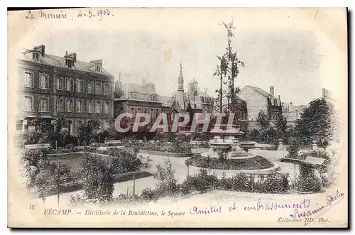 Cartes postales Fecamp Distillerie de la Benedictine le Square