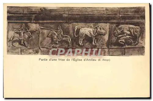 Cartes postales Partie d'une frise de l'Eglise d'Andlau