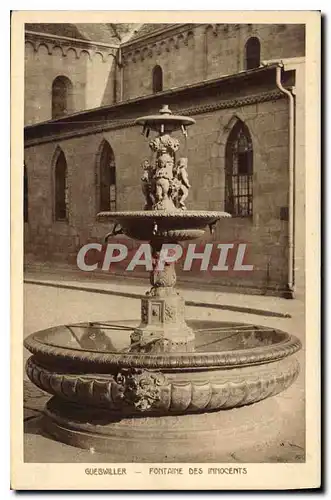 Cartes postales Guebwiller Fontaine des Innocents