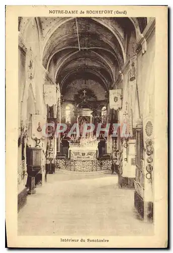 Ansichtskarte AK Notre Dame de Rochefort Gard Interieur du Sanctuaire