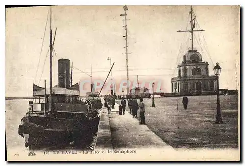 Cartes postales Le Havre La Jetee et le Semaphore