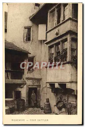 Cartes postales Riquewihr Cour Sattler