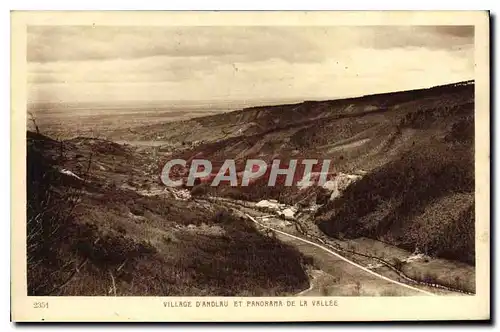 Cartes postales Village d'Andlau et Panorama de la Vallee