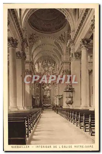 Cartes postales Guebwiller Interieur de l'Eglise Notre Dame