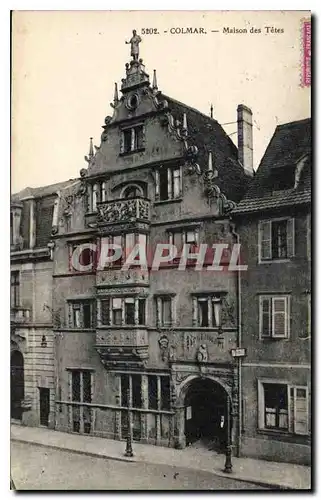 Cartes postales Colmar Maison des Tetes