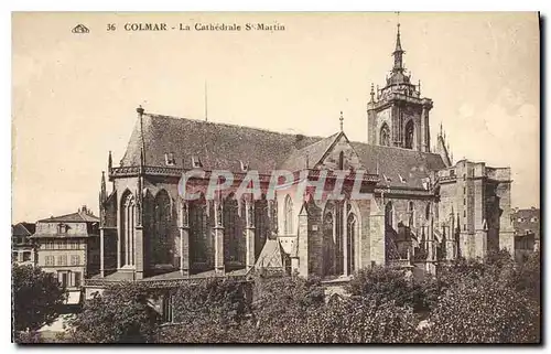 Cartes postales Colmar La Cathedrale St Martin