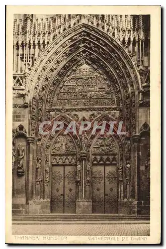 Ansichtskarte AK Thanner Munster Cathedrale de Thann