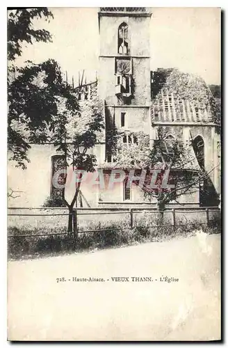 Ansichtskarte AK Haute Alsace Vieux Thann L'Eglise