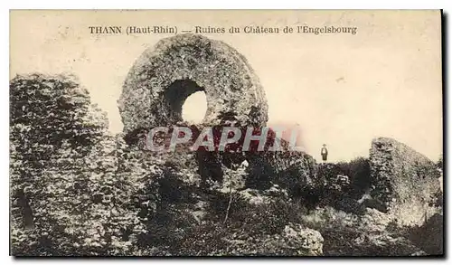 Cartes postales Thann Haut Rhin Ruines du Chateau de l'Engelsbourg