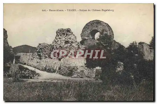 Cartes postales Haute Alsace Thann Ruines du Chateau Engelsburg