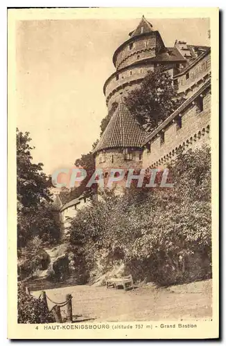 Cartes postales Haut Koenigsbourg Grand Bastion