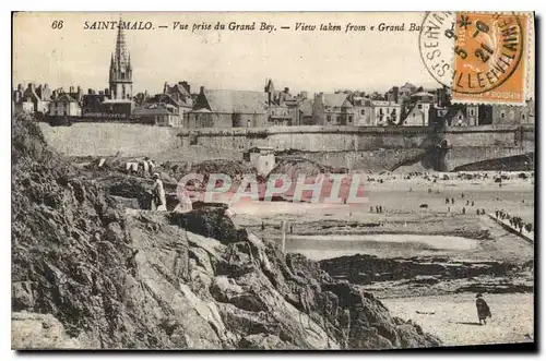 Cartes postales Saint Malo Vue Prise du Grand Bey View Taken from Grand Bay