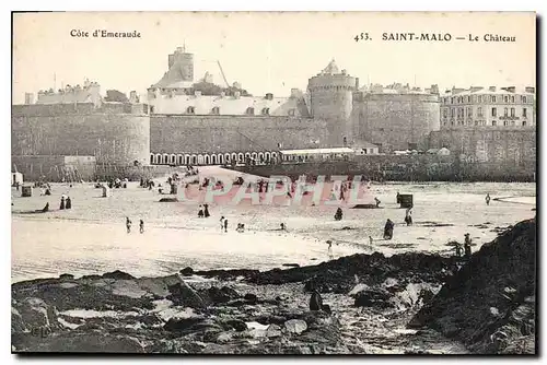 Cartes postales Cote d'Emeraude Saint Malo Le Chateau