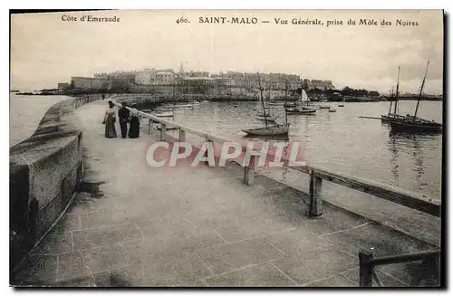 Ansichtskarte AK Cote d'Emeraude Saint Malo Vue Generale Prise du Mole des Noires